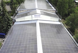 Könitz Porzellan extends its photovoltaic plant Koenitz Dach - Könitz Porzellan extends its photovoltaic plant
