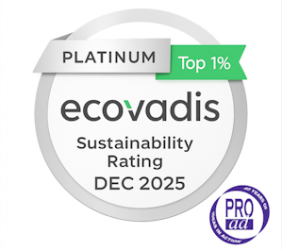 EcoVadis 1 282x250 - Pro-Ad awarded Platinum seal by EcoVadis