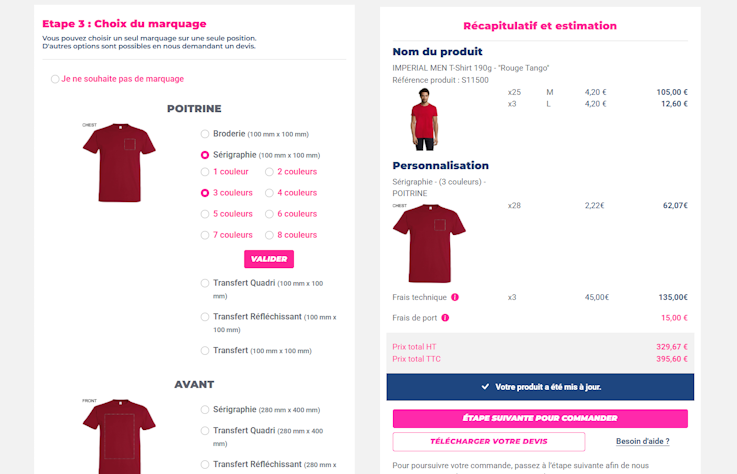 Kadimage presents new platform kadimage configurateur marquage textile 1 - Kadimage presents new platform